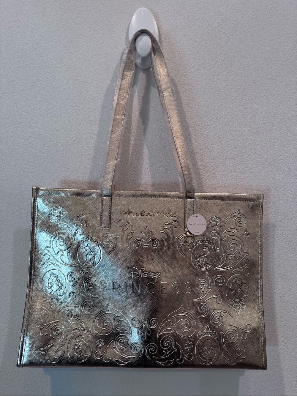 Disney Princess Metallic Gold Tote Bag by Bath & Body Works